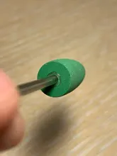 Pulidor de silicona para uñas, herramientas de corte de cutículas, limas de broca, pulidor para máquina eléctrica, 1 Uds.