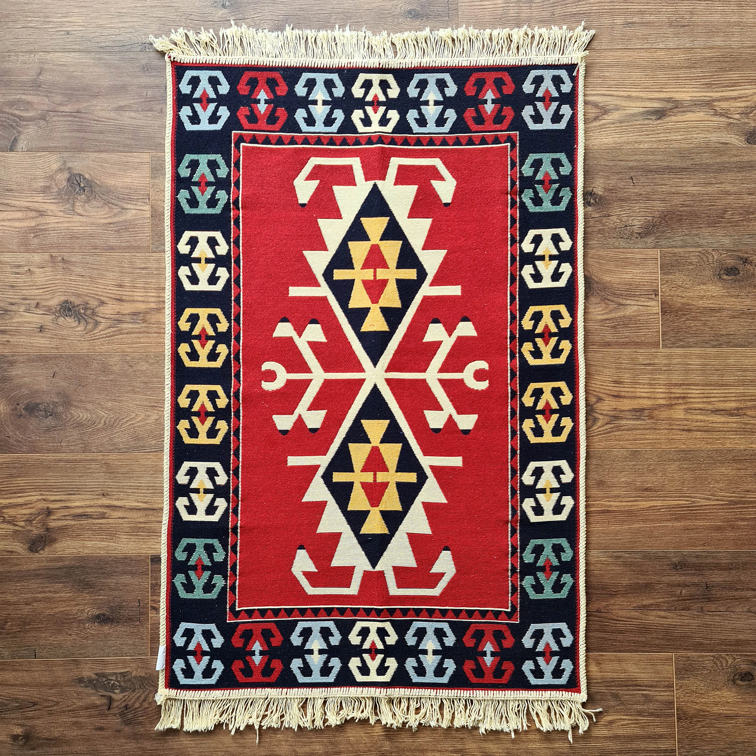 

Washable Authentic Double Sided Rug For Kitchen Living Room Hall Hallway Door Entry Home Decoration 120 x 180 cm (49" x 70")