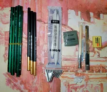 Juego de bocetos de lápiz profesional, Kit de dibujo, bolsas de lápices de madera para pintor, escuela, estudiantes, suministros de dibujo artístico