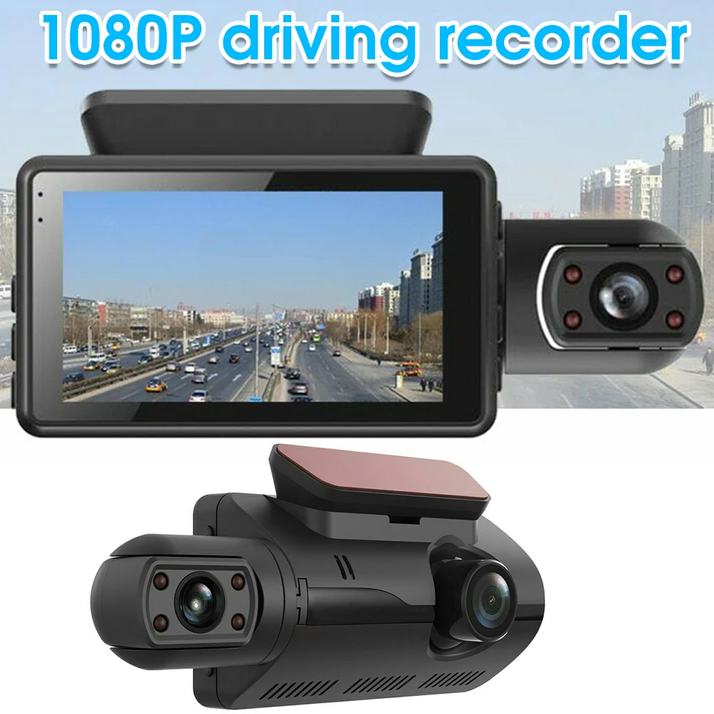 1080p Dual Lens Car Recorders Car Dvr Front And Rear Camera Video Dash