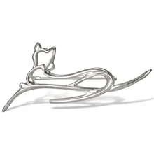 Серебряная брошь Костромской ювелирный завод 44020013