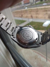 REGINALD-reloj con bisel giratorio para hombre, Miyota Movt 2115, japonés, relojes de cuarzo de acero inoxidable, masculino