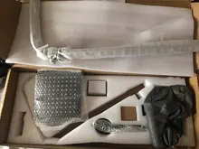 Uythner-Grifo de ducha efecto lluvia para pared, mezclador de agua para bañera, negro mate