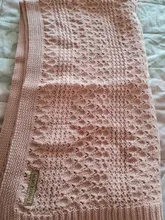 Mantas para bebé recién nacido, cochecito de bebé, cama, cuna, 100x80cm, colchas de punto de Color sólido para niño y niña, envoltura mensual