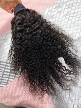 Younsolo-pelucas de cabello humano brasileño Remy para mujeres negras, diadema con ondas, sin pegamento, peluca y bufanda, 8-28 pulgadas