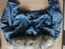 Short Coat Denim Jacket Elexs Korean Big-Fur-Collar Velvet Female Thick Student Winter