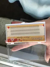 Kimcci-pestañas 3D individuales de cilios, pestañas naturales de visón para extensiones, 120 manojos, maquillaje negro, pestañas postizas