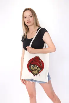 

Angemiel Bag Small Street Style Monkey Shopping Beach Tote Bag