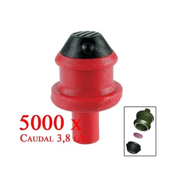 

Gotero Autocompensante Goce 3,8 l/h con emisor. 5000 unidades|Presión de trabajo PC: 0,6 a 3,5 Atm. Gotero salida con emisor.