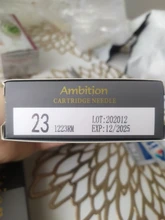 Ambición tatuaje cartucho agujas 20 piezas curva Magnum medio cono 5rm 7rm 9rm 11rm 13rm 15rm 17rm 19rm 21rm 23rm