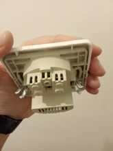 Bcsongben-enchufe electrónico de pared, toma corriente estándar de la UE con enchufe usb dual para el hogar, cargador con usb