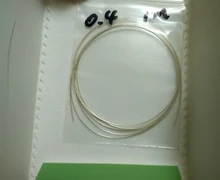 Sólida plata 925 de rosca de cable de 0,4-1,2mm, línea de cuerda de plata, collar de filamento, pulsera, pendientes, fabricación de joyas