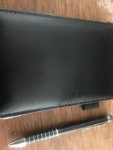 RuiZe-cuaderno pequeño de cuero multifunción A7, Mini Bloc de notas con bolígrafo para negocios y oficina