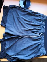 Pantalones cortos deportivos 2 en 1 para hombre, secado rápido, doble cubierta, y trotar para gimnasio, novedad de 2020
