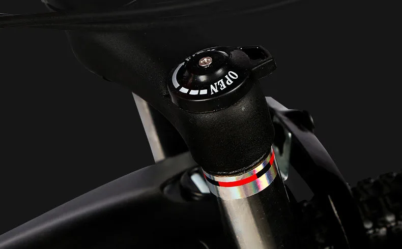 Discount 26 Inch Folding Mountain Bike Steel Frame 21 Speed Snow Bicycle Three-knife wheel MTB Foldable Shock Absorption Variable Bike 6