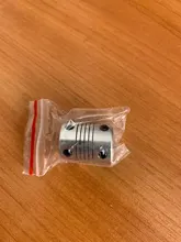 Acoplador de eje de mordaza de Motor CNC de aluminio, acoplamiento Flexible de 5mm a 8mm, 19x25mm, 3/4/5/6/6.35/7/8/10mm