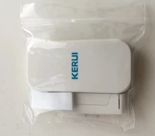 KERUI-Sensor de alarma de ventana y puerta, interruptor magnético inalámbrico, Detector de contacto para sistema de alarma de seguridad contra intrusos, 433MHz