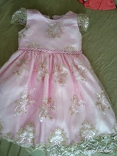 Vestido elegante de Año Nuevo para niñas, ropa de fiesta de princesa, de boda, infantil, cumpleaños