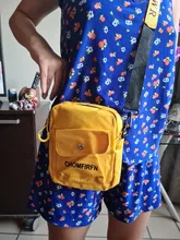 Bolso de hombro de Color puro para mujer, bandolera de lona con cremallera del bolso