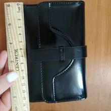 Cartera de piel auténtica de alta calidad para mujer, billetera pequeña RFID antirrobo, tarjetero, monedero, a la moda