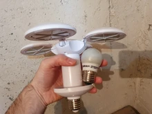 Lamp Bulb Football-Ufo-Bulb Led-Spotlight Folding E27 White Light-Cold/warm 110V 220V