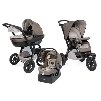 

Stroller 3 in 1 Chicco trio activ3 (dove gray)
