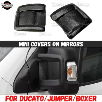 

Mini covers on mirrors case for Citroen Jumper 2006-2013 / 2014-2018 ABS plastic accessories guard protective plate car styling