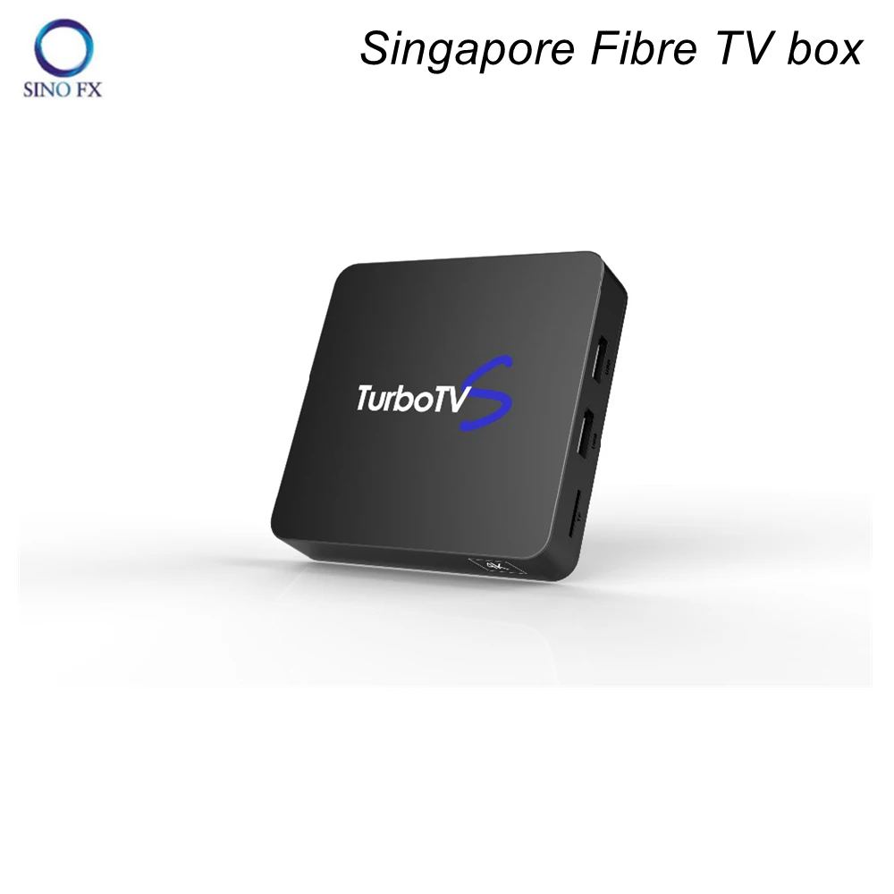 

2019 Turbo TV Box Singapore Fiber TV Set Top Box Android 7.1 2G/16G 4K TurbotvS replace V9 super/pro V8 golden