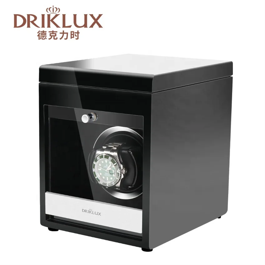 Высококачественная деревянная коробка для часов Driklux намотки с высоким блеском