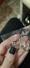 3PC latón serpiente pendiente Clips sin Piercing Punk Clip no perforado pendientes puños de oído para los hombres y las mujeres negro falso Piercing joyería