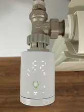 Tuya Smart ZigBee-válvula termostática programable para radiador, controlador de temperatura compatible con Alexa