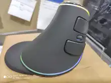 Vertical Mouse Ergonomic Delux M618plus Laptop 6-Buttons For Pc RGB 4000 DPI with Removable