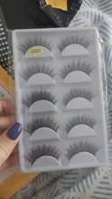 Multipack 3D Pelo de visón suave pesta?as postizas hechas a mano esponjosas pesta?as largas herramientas de maquillaje de ojos naturales Ojo de imitación las pesta?as 5 pares