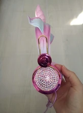 Auriculares para niña, con cable y micrófono con diseño de bonito unicornio, auriculares estéreo para música, ordenador, móvil y videojuegos, regalo para niña