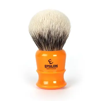 

Shaving Brush badger tip silver Epsilon Butterscotch 50/26mm