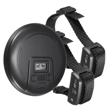

Waterproof Wireless Electric Dog Pet Fence Containment System Transmitter With 2 Collars 15-34e