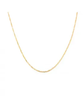 

Fine chain Yellow Gold Singapore (40 cm)
