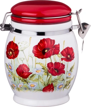 

Capacity for bulk products "field poppies" height = 15 cm/ml (Cor = 32 PCs)