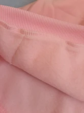 Sweatshirts Hooded Long-Sleeve Printed Female Thick Cute Cartoon Back Velvet