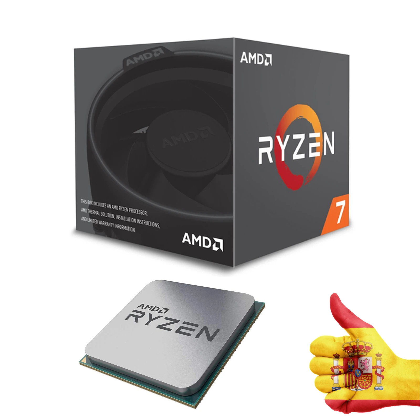 AMD PROZESSOR RYZEN 7 2700X435 GHZ 8CORE AM4