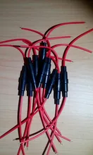 Glass-Tube Fuse-Holder 5x20mm-Fuse Screw-Type Quick-Blow 250V 10PCS with 22-Awg-Wire