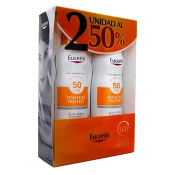 

Eucerin Sandlot-Spray Spf50; 200 ml. Duplo.