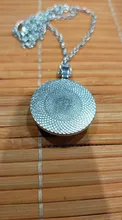 Badge Necklace Jewelry Pendant Umbrella Crystal Biochemical Gift Convex Round Glass Company