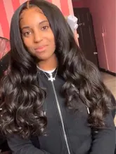 Vallbest-extensiones de cabello humano Remy ondulado mechones de pelo Natural brasileño negro, 1/3/4 unids/lote, 100%