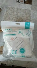 Mascarillas faciales KN95 CE FFP2 con 5 capas de filtro, máscara protectora para el cuidado de la salud, transpirable, 95%
