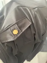 NORMOV-mallas ajustadas de cintura alta para mujer, Leggings elásticos de realce con cuatro bolsillos, para entrenamiento femenino, Fitness, informales, nuevas