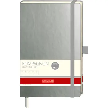 

Notepad Brunnen companion metallic, on an elastic band, 80 gr/m2, point, 12.5