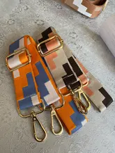 HJKL-Bolso con asa de regalo de correa para mujer, bandolera extraíble DIY, bolso de mano multicolor, accesorios cruzados, correas de nailon