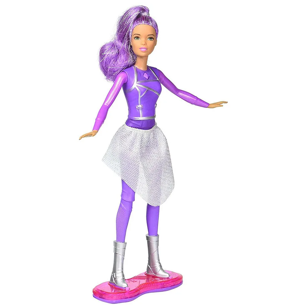 Фиолетовый Кукла Barbie с ховербордом Космическое приключение - Цвет: Фиолетовый