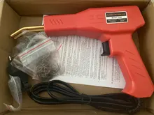 Soldador de plástico, herramientas de garaje, grapadora caliente práctica, máquina de reparación de plástico PVC, reparación de parachoques de coche